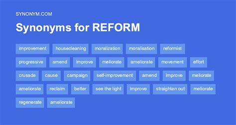 reformat synonym|another word for reformers.
